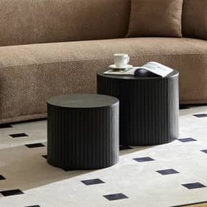 Nested Round Coffee Table Set for $160 Nested Round Coffee Table Set for $160