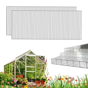2x6-Foot Polycarbonate Greenhouse Panel 6-Pack for $88 2x6-Foot Polycarbonate Greenhouse Panel 6-Pack for $88