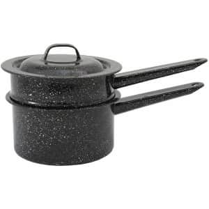 Granite Ware 1.5-Quart Double Boiler for $17 Granite Ware 1.5-Quart Double Boiler for $17