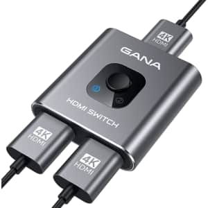 Gana 4K 60Hz Bidirectional HDMI Switch for $13