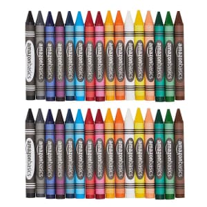 Amazon Basics 16-Count Jumbo Crayons 2-Pack for $12