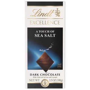 Lindt Excellence Touch of Sea Salt Dark Chocolate Bar: Free w/ coupon