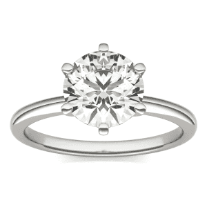 2-tcw Diamond Six Prong Solitaire Engagement Ring for $1,000