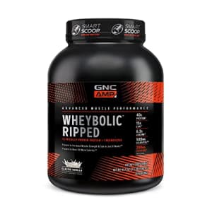 GNC AMP Wheybolic Ripped | Targeted Muscle Building and Workout Support Formula | Pure Whey Protein for $75