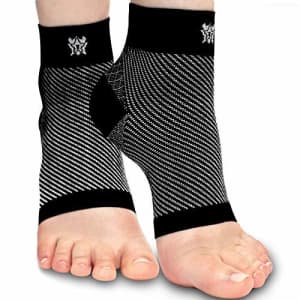 Bitly Plantar Fasciitis Compression Socks for Women & Men - Best Ankle Compression Sleeve, Nano for $15
