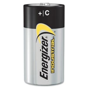 Pack of 100 Energizer Batteries EN93 C Size Industrial Alkaline Battery - Bulk Pack for $111