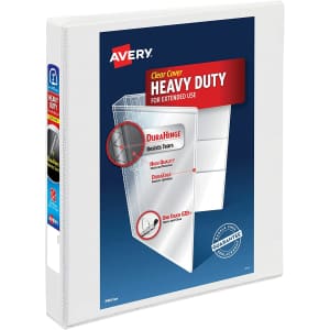 Avery Heavy Duty View 3 Ring Binder for $5