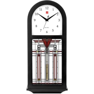 Bulova Harley Bradley Frank Lloyd Wright Thistle in Bloom Chiming Wall Clock for $110