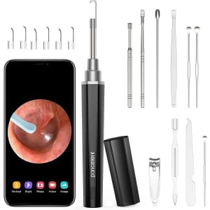 Pancellent Digital Otoscope Camera with Light for $13