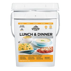 Augason Farms Lunch & Dinner Emergency Food 4-Gallon Supply for $96