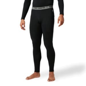 Free Country Men's Microtech Heat Base Layer Pants 2-Pack for $11 Free Country Men's Microtech Heat Base Layer Pants 2-Pack for $11