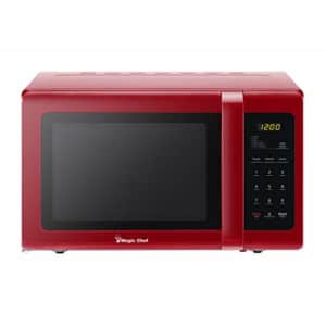 Magic Chef MCD993R 0.9 Cubic-ft Countertop Microwave (Red) for $88