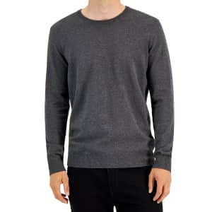 Alfani Men's Crewneck or V-Neck Sweater for $7