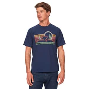 MARMOT Men's Bivouac Short Sleeve Tee Shirt, Arctic Navy, Small for $12