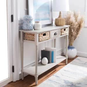 Safavieh Christa 3-Drawer Storage Console Table for $106 Safavieh Christa 3-Drawer Storage Console Table for $106
