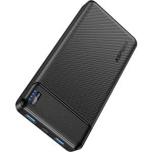 AsperX 15,000mAh Portable Phone Charger for $26