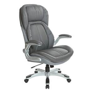 Office Star ECH Series Deluxe Executive High Back Bonded Leather Chair with Built-in Lumbar Support for $310