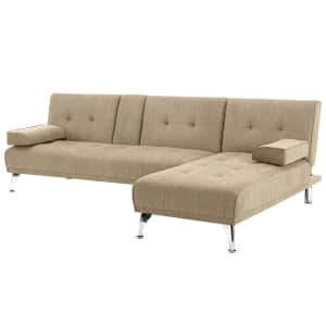 Serta Lifestyle Solutions Milan Flip Convertible Sleeper Sectional Sofa for $694 Serta Lifestyle Solutions Milan Flip Convertible Sleeper Sectional Sofa for $694