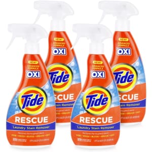 Tide + Oxi Rescue 21.5-oz. Laundry Stain Remover 4-Pack for $19