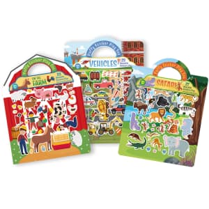 Kids' Reusable Sticker Book 3-Pack for $10