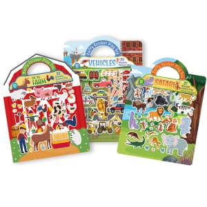 Kids' Reusable Sticker Book 3-Pack for $6 Kids' Reusable Sticker Book 3-Pack for $6