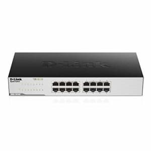 D-Link Ethernet Switch, 16 Port Gigabit Unmanaged Network Internet Hub Desktop Rackmount, Plug N for $92