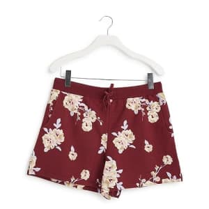 Vera Bradley Women's French Terry Shorts with Pockets (Extended Size Range), Blooms and Branches for $21