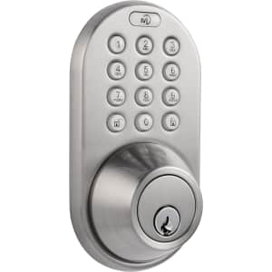 MiLocks Keyless Entry Deadbolt Door Lock for $32