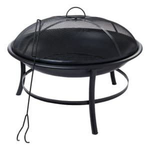 Mainstays 26" Iron Wood-Burning Fire Pit for $30