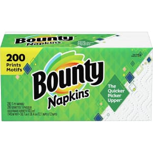 Bounty Paper Napkins 200-Pack for $3.31 via Sub & Save