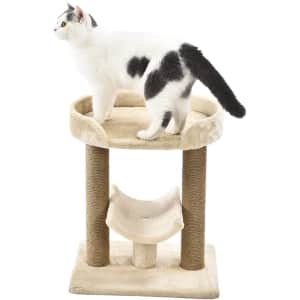 Amazon Basics Top Platform Cat Tree w/ Scratching Post for $12