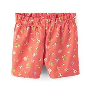 Gymboree,Girls,and Toddler Pull on Shorts,Yellow Flower,4T for $14