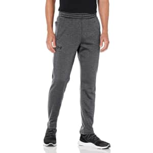 Under Armour Men's Armourfleece Twist Tapered Leg Pants for $20