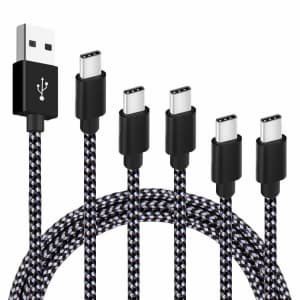 Speate USB-C Cable 5-Pack for $7