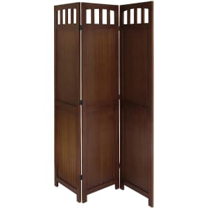 Winsome Wood William 3-Panel Room Divider for $87