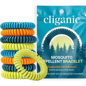 Cliganic Mosquito Repellent Bracelet 10-Pack for $5.84 via Sub & Save