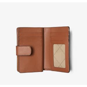Michael Kors Medium Crossgrain Leather Wallet for $59