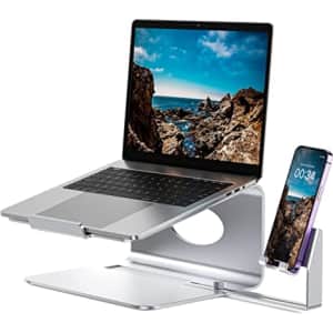 Huanuo Aluminum Laptop Stand w/ Phone Holder for $18