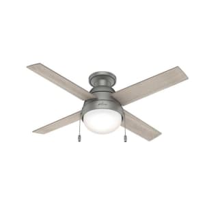 Hunter Kensie LED 44" LED Indoor Ceiling Fan with Light Kit for $80