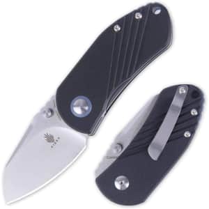 Kizer Contrail Folding Pocket Knife with Clip for $59