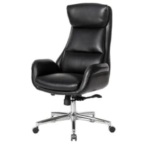 Glitzhome Mid-Century Modern Adjustable High-Back Office Chair for $235 Glitzhome Mid-Century Modern Adjustable High-Back Office Chair for $235
