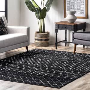 nuLOOM Moroccan Blythe Area Rug, 7x9, Black and White for $137
