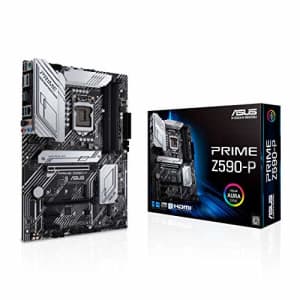 ASUS Prime Z590-P LGA 1200 (Intel 11th/10th Gen) ATX Motherboard (PCIe 4.0, 10+1 Power Stages, 3X for $199