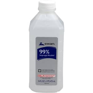 Swan 99% Isopropyl Alcohol 16-oz. Bottle for $5