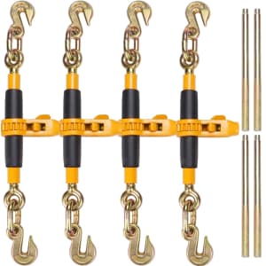 Vevor Ratchet Chain Binder 4-Pack for $65