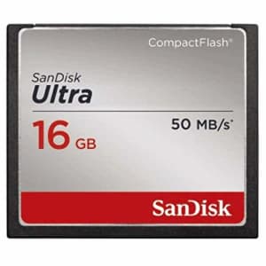 SanDisk Ultra 16GB CompactFlash Memory Card Speed Up To 50MB/s- SDCFHS-016G-G46 for $42 SanDisk Ultra 16GB CompactFlash Memory Card Speed Up To 50MB/s- SDCFHS-016G-G46 for $42