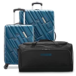 American Tourister Ellipse 3-Piece Hardside Spinner Luggage Set for $80 w/ $15 Kohl's Cash American Tourister Ellipse 3-Piece Hardside Spinner Luggage Set for $80 w/ $15 Kohl's Cash