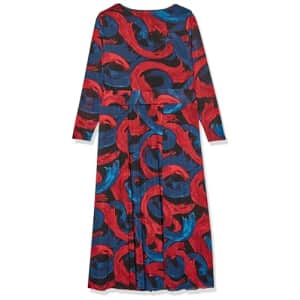Anne Klein Women's Plus Size MESH TIE Waist MIDI Dress for $70 Anne Klein Women's Plus Size MESH TIE Waist MIDI Dress for $70