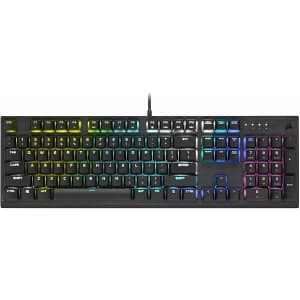 Corsair K60 RGB Pro Low Profile Mechanical Gaming Keyboard for $52