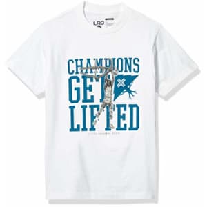LRG Men's Crew Neck Short Sleeve T-Shirt, White, S for $7